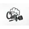 Drevená dekorácia Chef