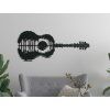 Drevená nálepka na stenu Gitara