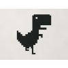 Detská nálepka na stenu Dinosaurus (Farba obrazu Čierna)
