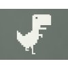 Detská nálepka na stenu Dinosaurus (Farba obrazu Biela)