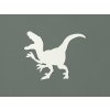 Detská nálepka Zúrivý dinosaurus (Farba obrazu Biela)