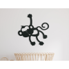 Drevená nálepka do detskej izby Opica