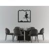 Drevený obraz Lyžiar