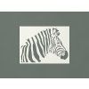 Drevený obraz na stenu Zebra (Farba obrazu Biela)