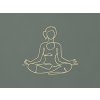 Drevená nálepka na stenu Meditácia (Farba obrazu Prírodná)