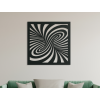Abstraktný obraz na stenu Lievik (Farba obrazu Sivá, Rozmer obrazu 22,5 x 22,5 cm)