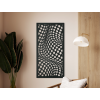 Drevený abstraktný obraz Sieťovina (Farba obrazu Sivá, Rozmer obrazu 31,5 x 15,5 cm)