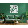 Drevený citát All you need is love