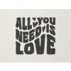 Drevený citát All you need is love (Farba obrazu Antracit)