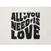 Drevený citát All you need is love (Farba obrazu Čierna)