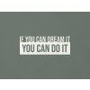 Motivačný citát You can do it (Farba obrazu Biela)