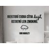 Drevený citát Niektorí ľudia cítia dážď