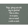 Drevený citát Bože, žehnaj naše deti (Farba obrazu Biela)