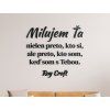 Citát o láske Milujem ťa nielen preto, kto si