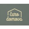 Drevený nápis Čaro domova (Farba obrazu Prírodná)