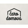 Drevený nápis Čaro domova (Farba obrazu Čierna)