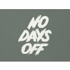 Drevený nápis na stenu No days off (Farba obrazu Biela)