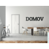 Drevený nápis na stenu Domov