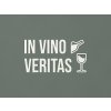 Drevená dekorácia In vino veritas (Farba obrazu Biela)
