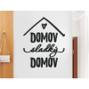 Nápis Domov sladký domov