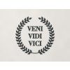 Drevený nápis Veni vidi vici (Farba obrazu Antracit)