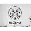 Nálepka na stenu znamenie Blíženci