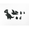 Zostava detských nálepiek Dinosauríky (6 ks)