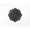 Drevená mandala Vášeň (Farba obrazu Sivá, Rozmer obrazu 84 x 84 cm)