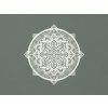 Drevená mandala Vášeň (Farba obrazu Biela)