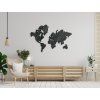 Moderná dekorácia mapa sveta na stenu (Farba obrazu Sivá, Rozmer obrazu 33 x 45,5 cm)