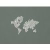 Moderná dekorácia mapa sveta na stenu (Farba obrazu Biela)