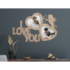 Fotorámik na stenu I love you