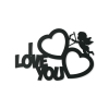 Fotorámik na stenu I love you