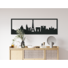 Obraz Paríž panoráma (Farba obrazu Sivá, Rozmer obrazu 20,5 x 62 cm)