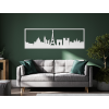 Obraz Paríž panoráma (Farba obrazu Sivá, Rozmer obrazu 20,5 x 62 cm)