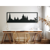 Obraz Amsterdam panoráma (Farba obrazu Sivá, Rozmer obrazu 20,5 x 62 cm)