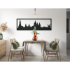 Obraz Amsterdam panoráma (Farba obrazu Sivá, Rozmer obrazu 20,5 x 62 cm)