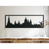 Obraz Amsterdam panoráma (Farba obrazu Sivá, Rozmer obrazu 20,5 x 62 cm)