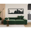 Obraz Frankfurt panoráma (Farba obrazu Sivá, Rozmer obrazu 20,5 x 62 cm)