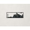 Obraz Frankfurt panoráma (Farba obrazu Čierna)
