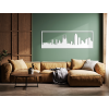 Obraz Barcelona panoráma (Farba obrazu Sivá, Rozmer obrazu 20,5 x 62 cm)