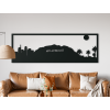 Obraz Los Angeles panoráma (Farba obrazu Sivá, Rozmer obrazu 20,5 x 62 cm)