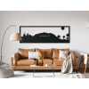 Obraz Los Angeles panoráma (Farba obrazu Sivá, Rozmer obrazu 20,5 x 62 cm)