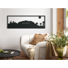 Obraz Los Angeles panoráma (Farba obrazu Sivá, Rozmer obrazu 20,5 x 62 cm)