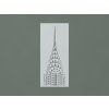Obraz Chrysler Building, New York (Farba obrazu Sivá)