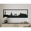 Obraz Kjóto panoráma (Farba obrazu Sivá, Rozmer obrazu 20,5 x 62 cm)