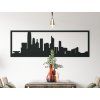 Obraz Hongkong panoráma (Farba obrazu Sivá, Rozmer obrazu 20,5 x 62 cm)