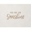 Nápis na stenu You are my sunshine (Farba obrazu Dub Sonoma)
