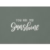 Nápis na stenu You are my sunshine (Farba obrazu Biela)