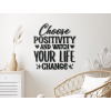 Drevený nápis na stenu Choose positivity